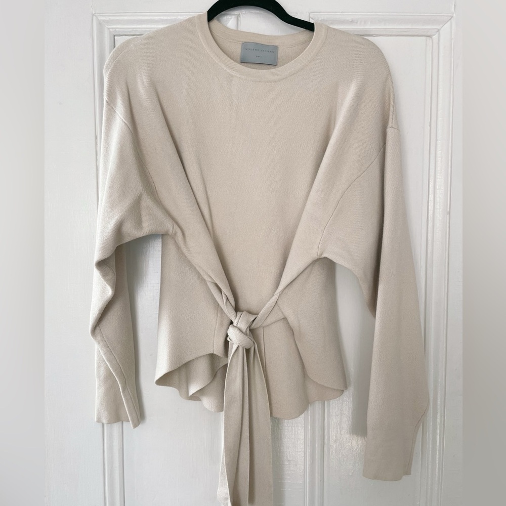 Modern Citizen Nara tie-front sweater